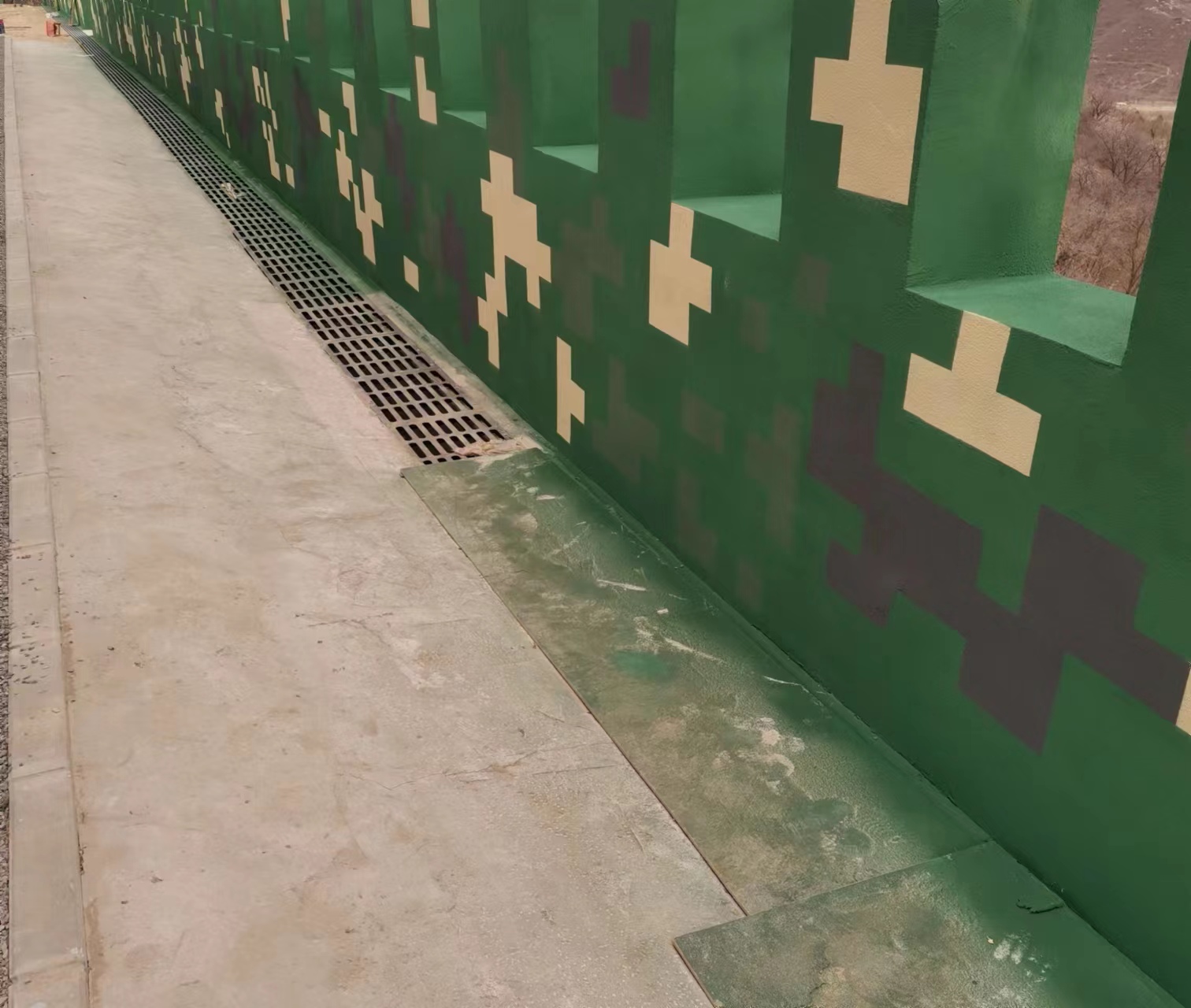 阳江围墙迷彩喷涂,数迷彩漆